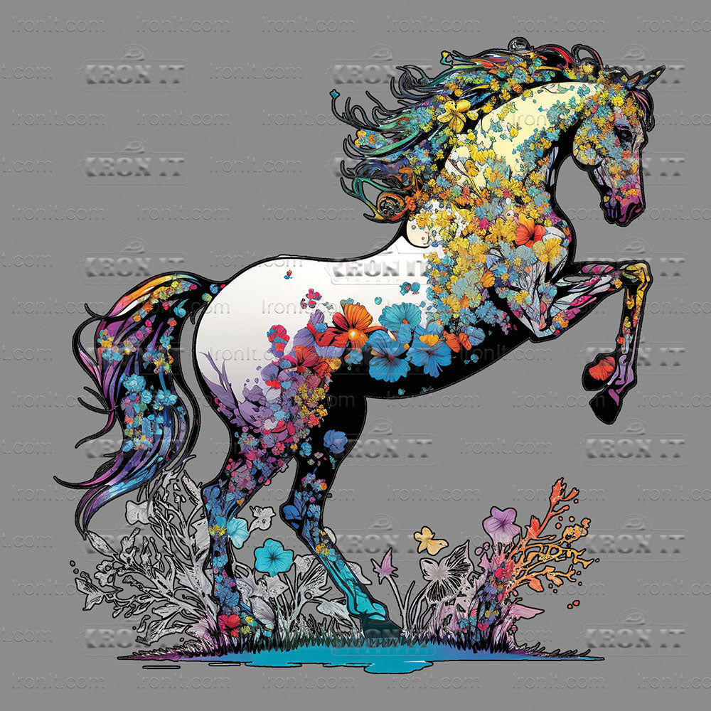 Standing Horse Floral 2