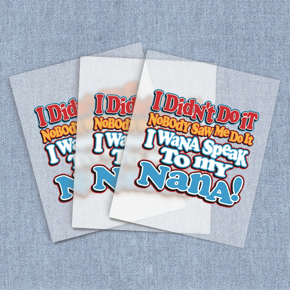 I Didn't Do It Nana