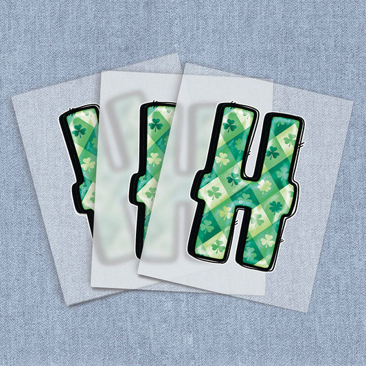 H Green Argyle & Shamrocks