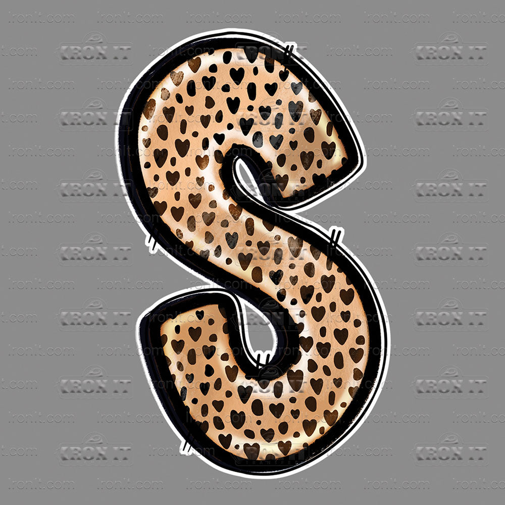 S Leopard Hearts