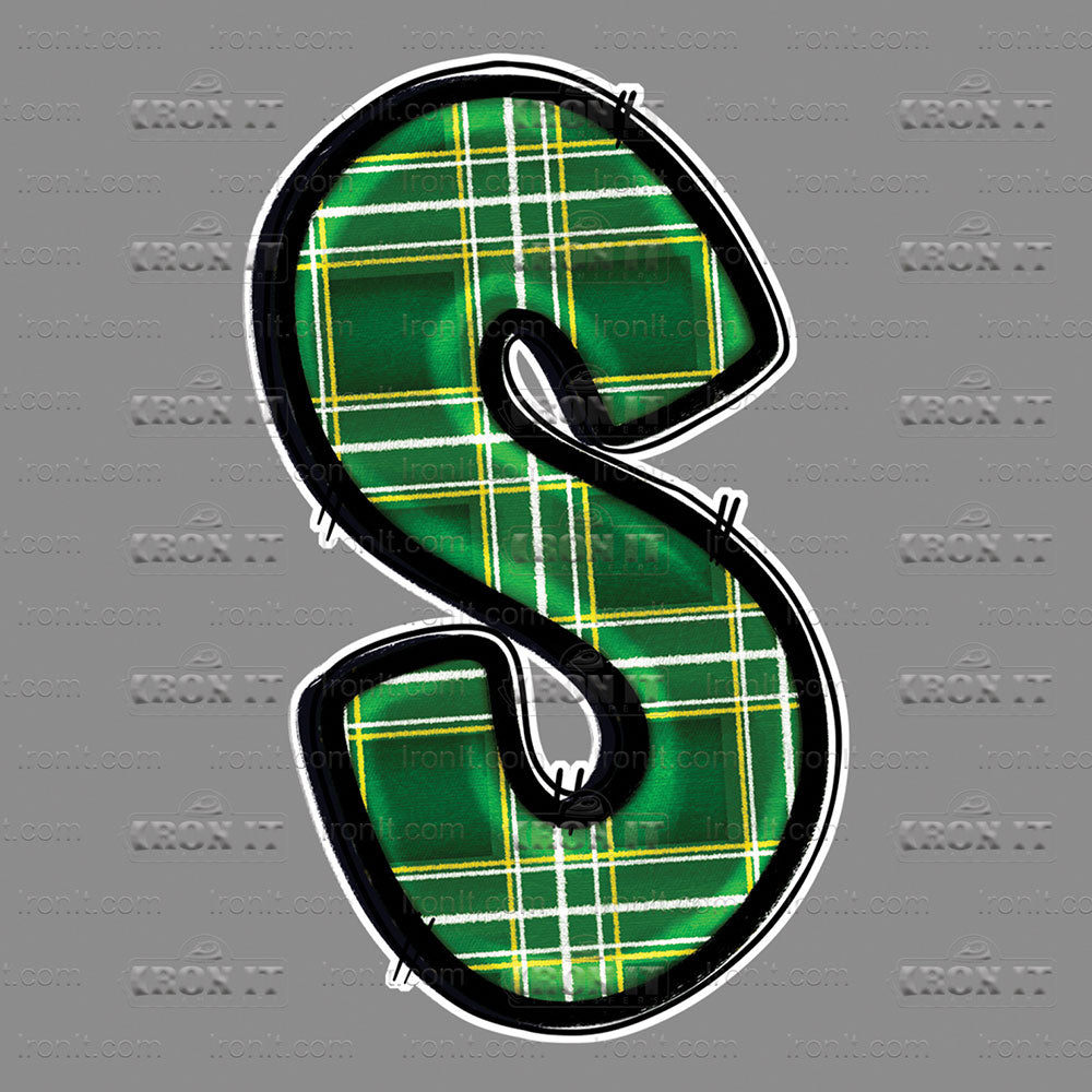 S Green & Yellow Plaid