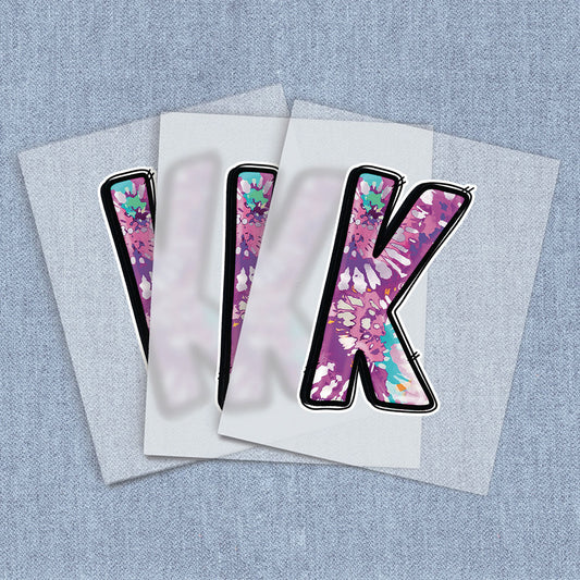 K Pinks & Teal Tie Dye