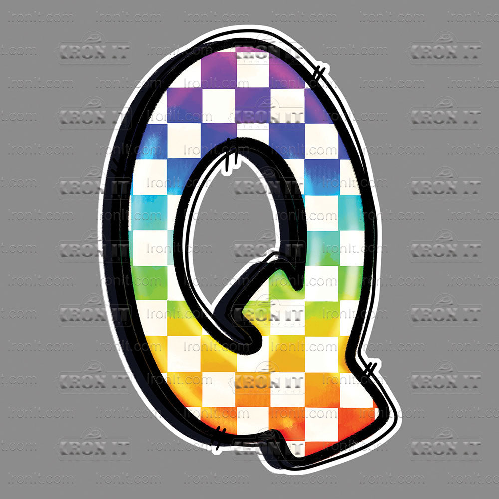 Q Colorful Checkered