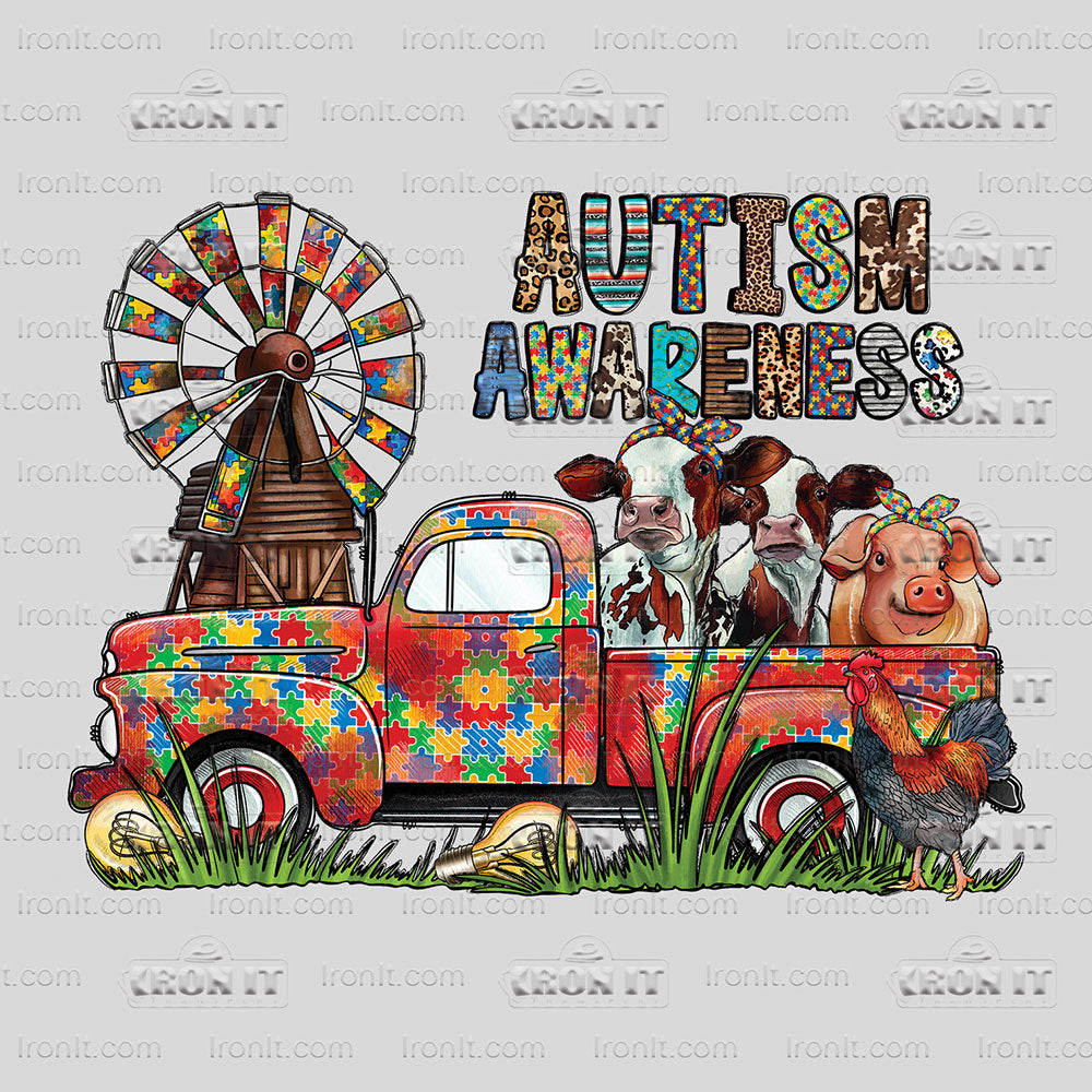 Autism Awareness Truck