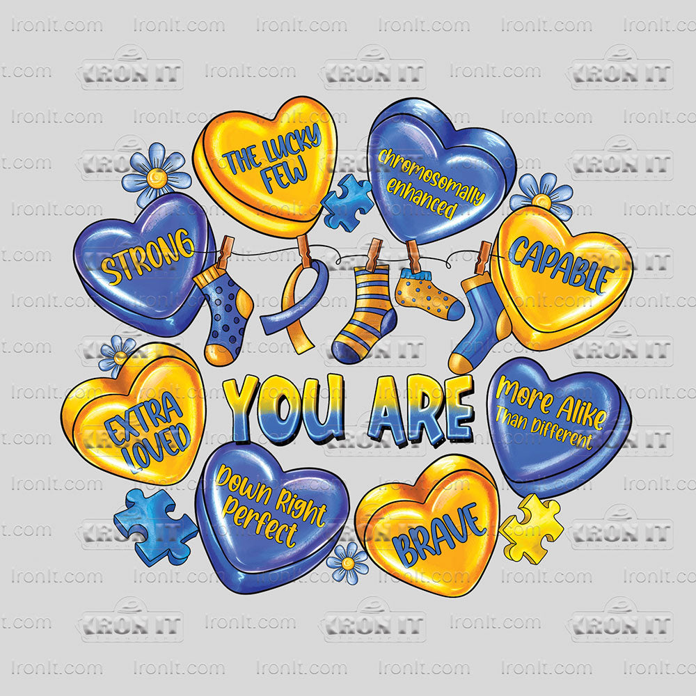 Down Syndrome Heart Candy