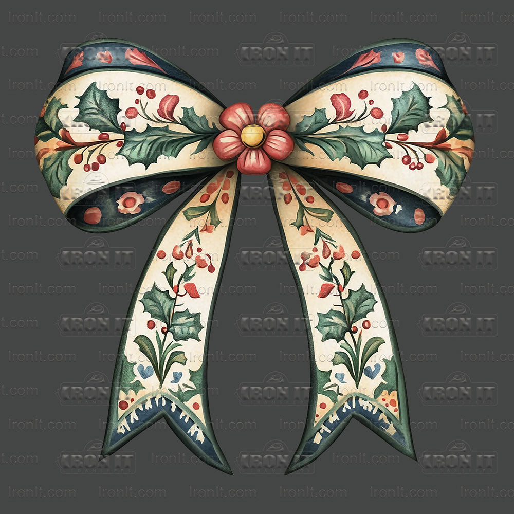 Vintage Christmas Coquette Bow