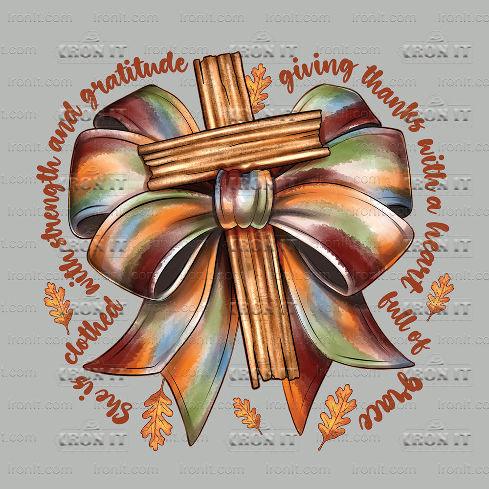 She is Clothed Cross Fall