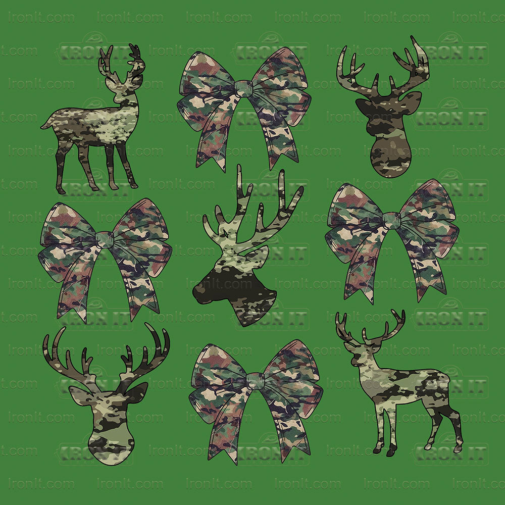 Camo Deer and Bow