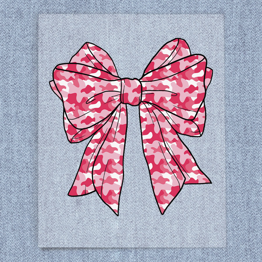 Pink Camo Bow