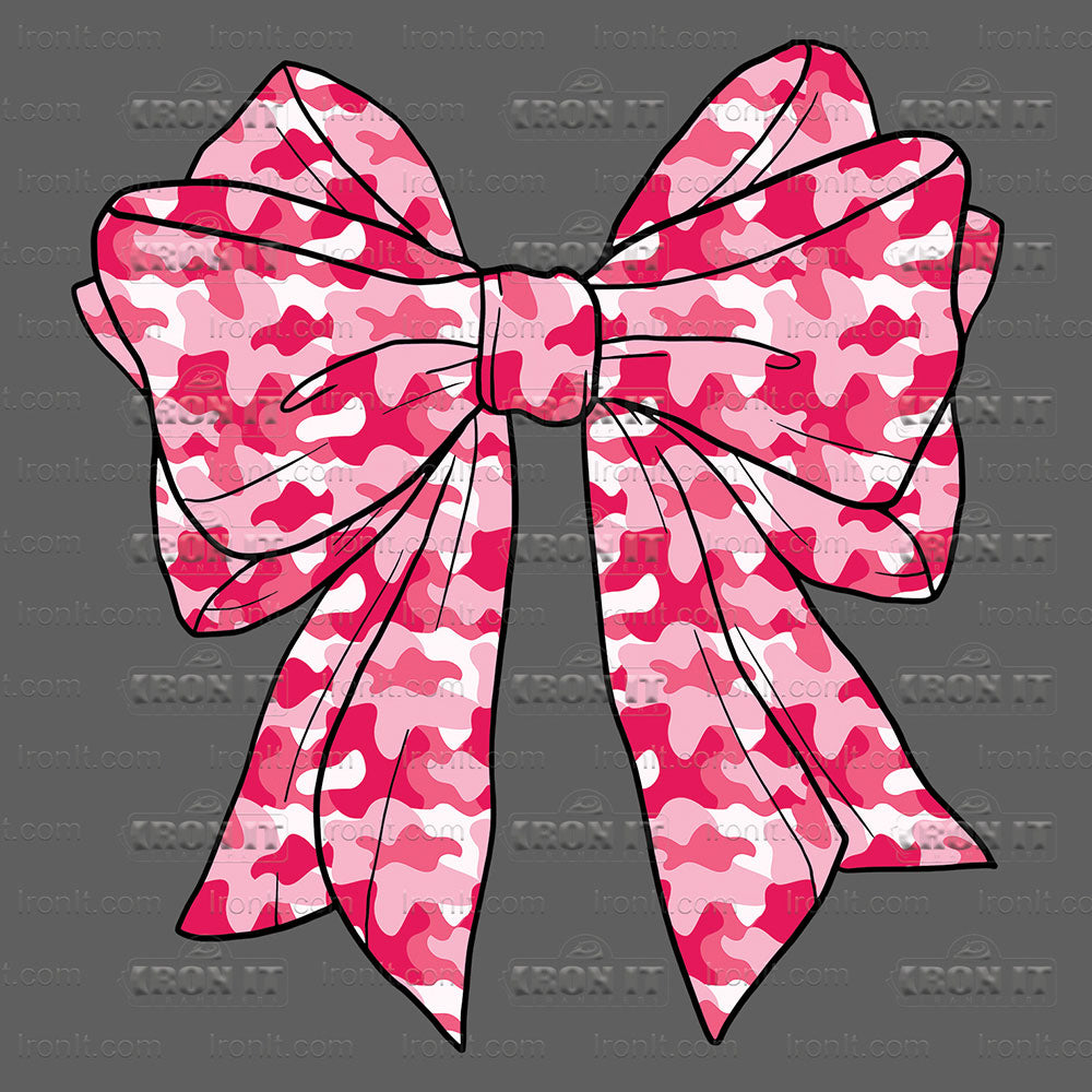 Pink Camo Bow