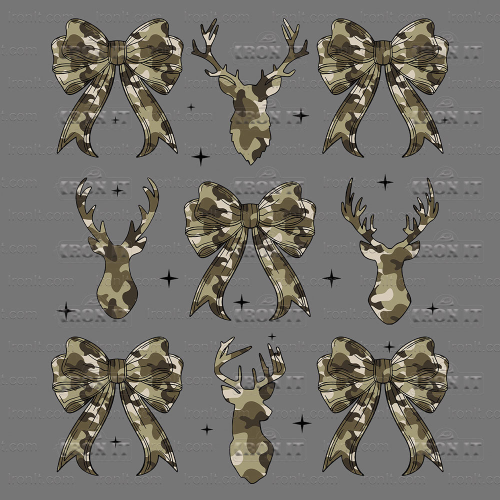 Camo Deer and Bow