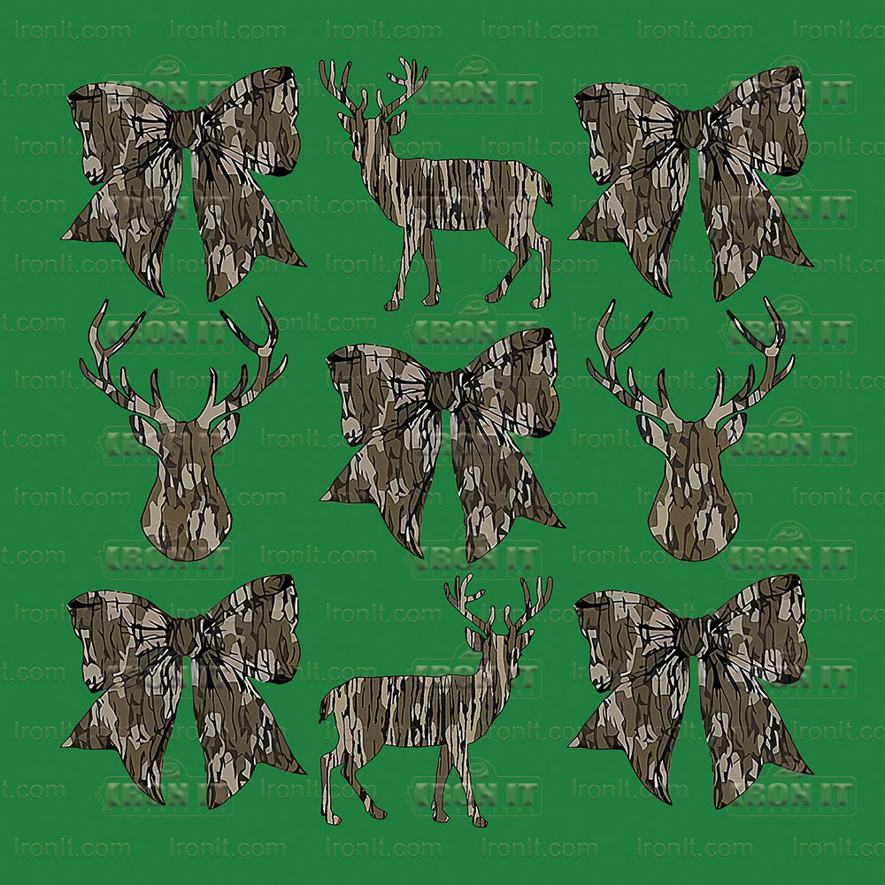 Camo Deer and Bow