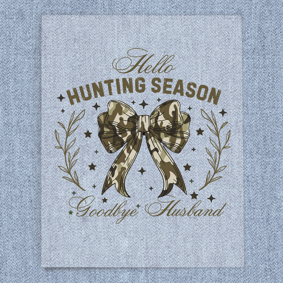 Hunting Season Bow and Leaves