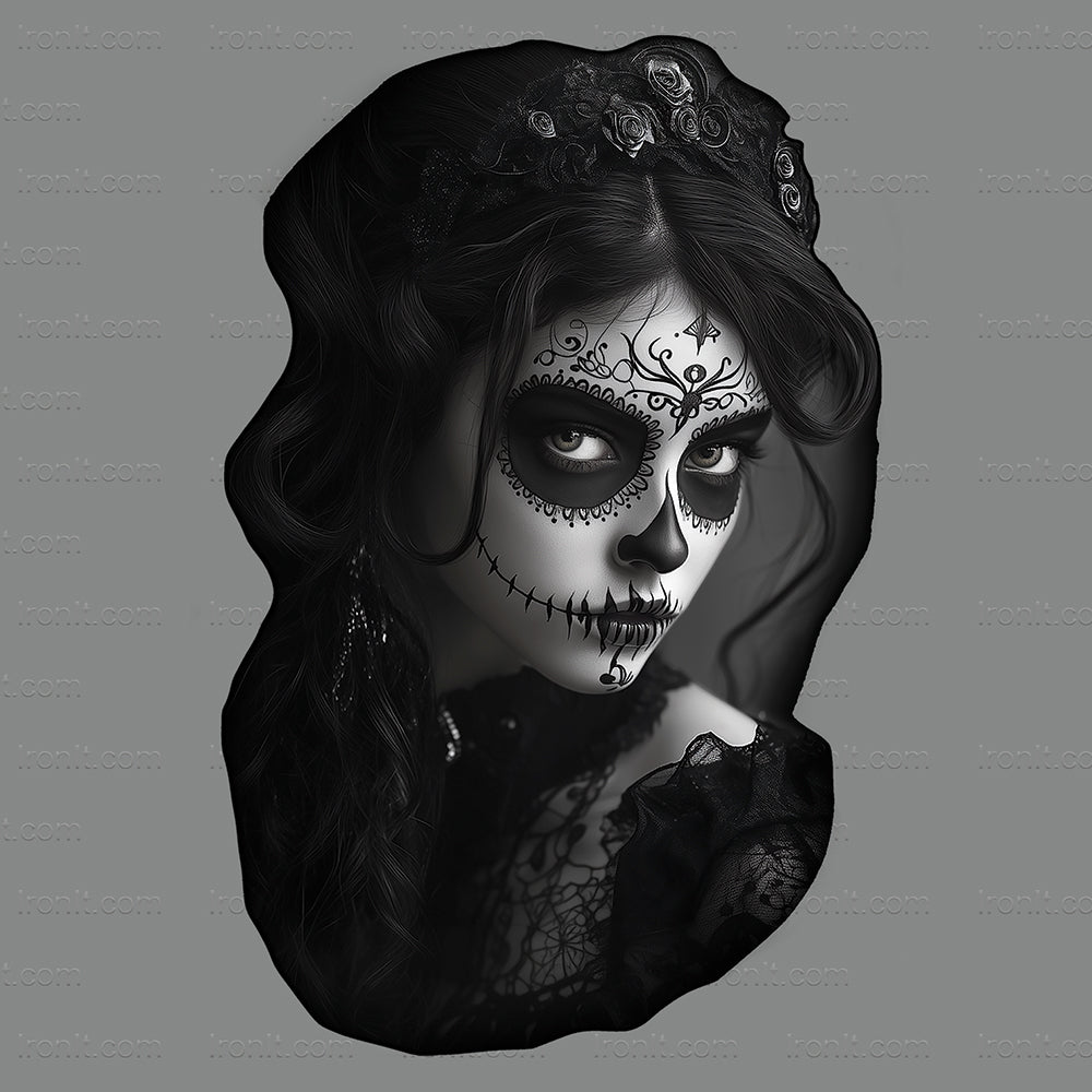 Lace Sugar Skull Roses