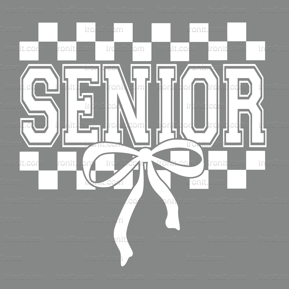 Senior Bow White