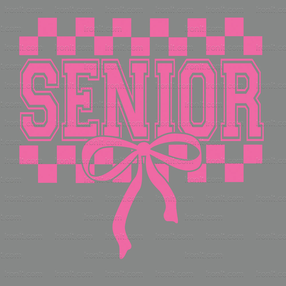Senior Bow Pink