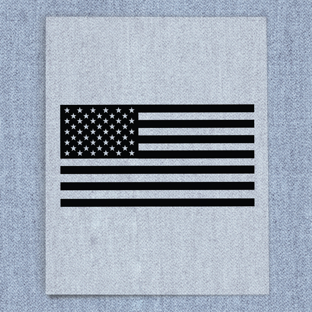 American Flag Black