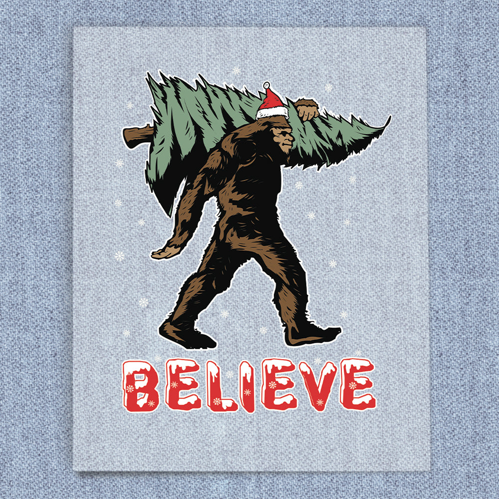 Believe Christmas Sasquatch