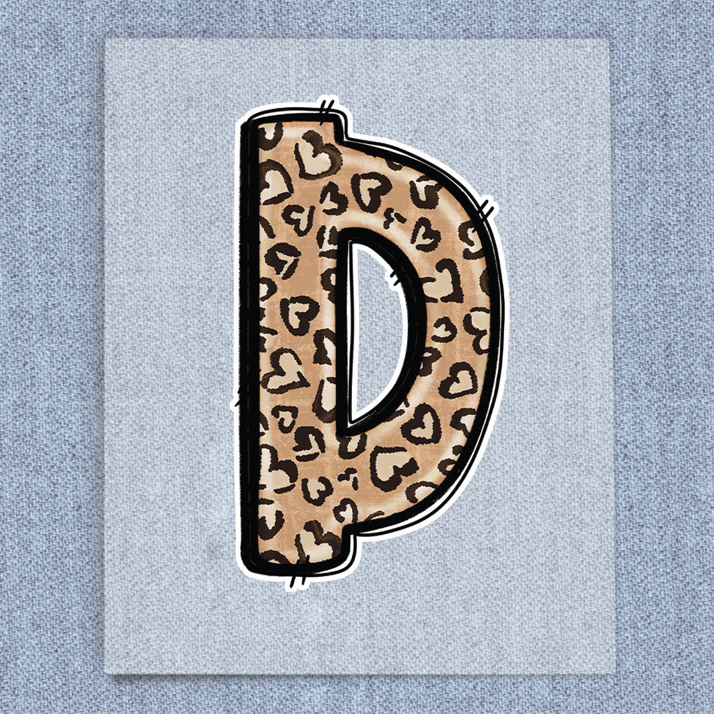 D Leopard Hearts
