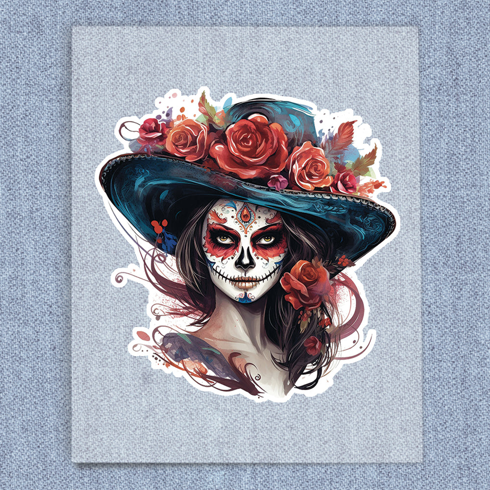 Day Of Dead Edgy Hat