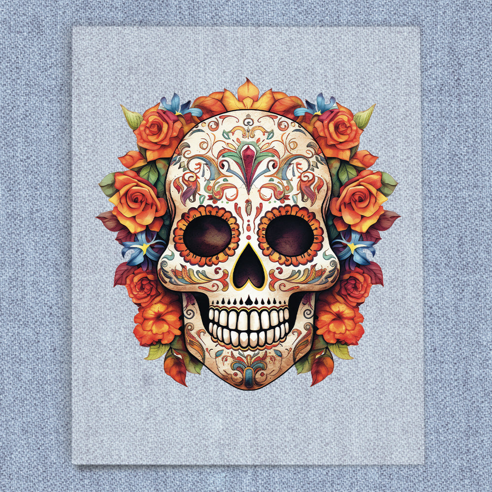 Floral Sugar Skull 3