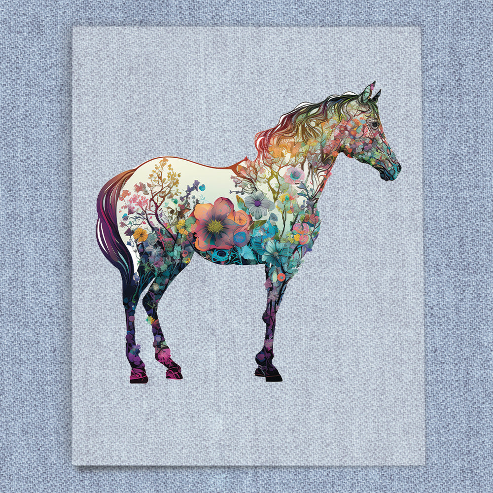 Garden Horse Silhouette