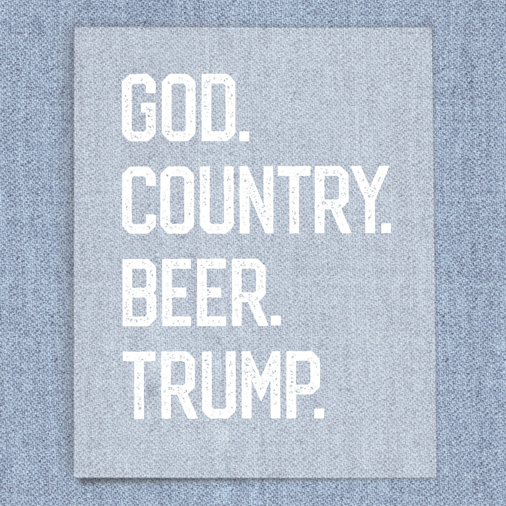 God Country Beer Trump