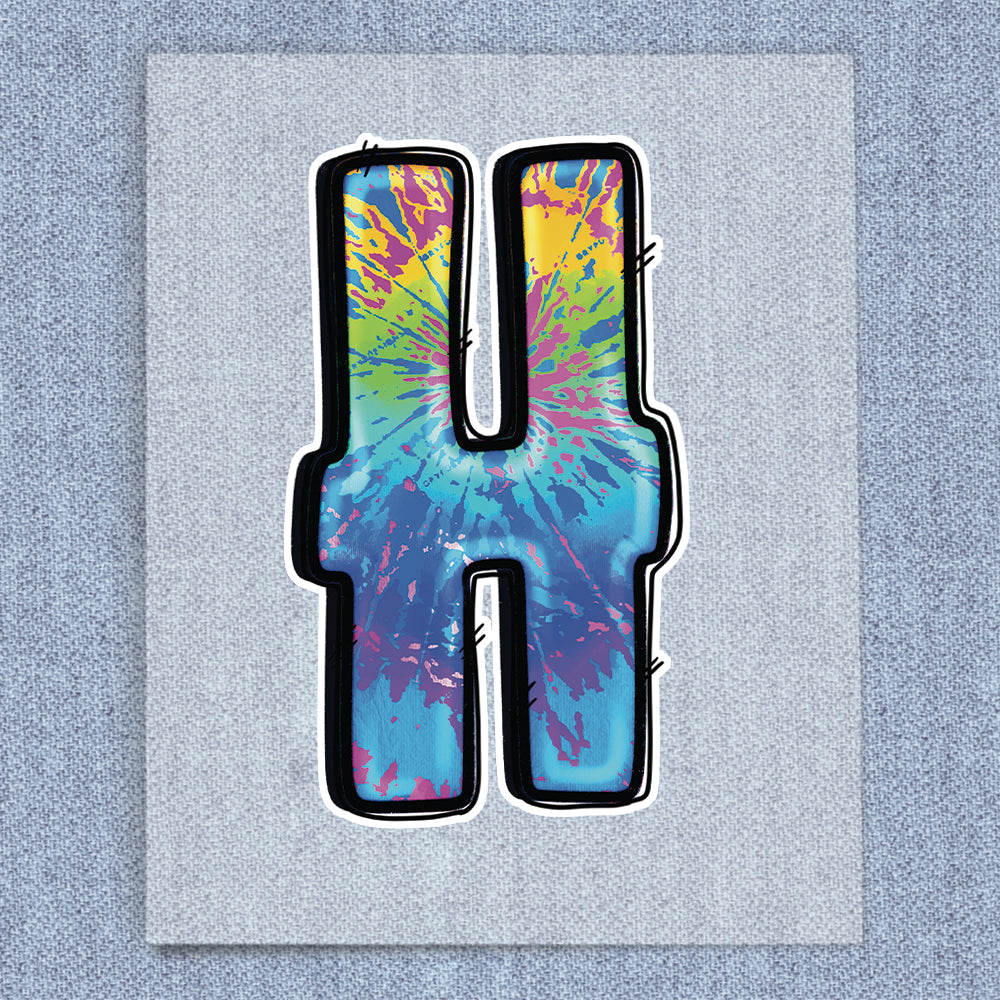 H Colorful Tie Dye