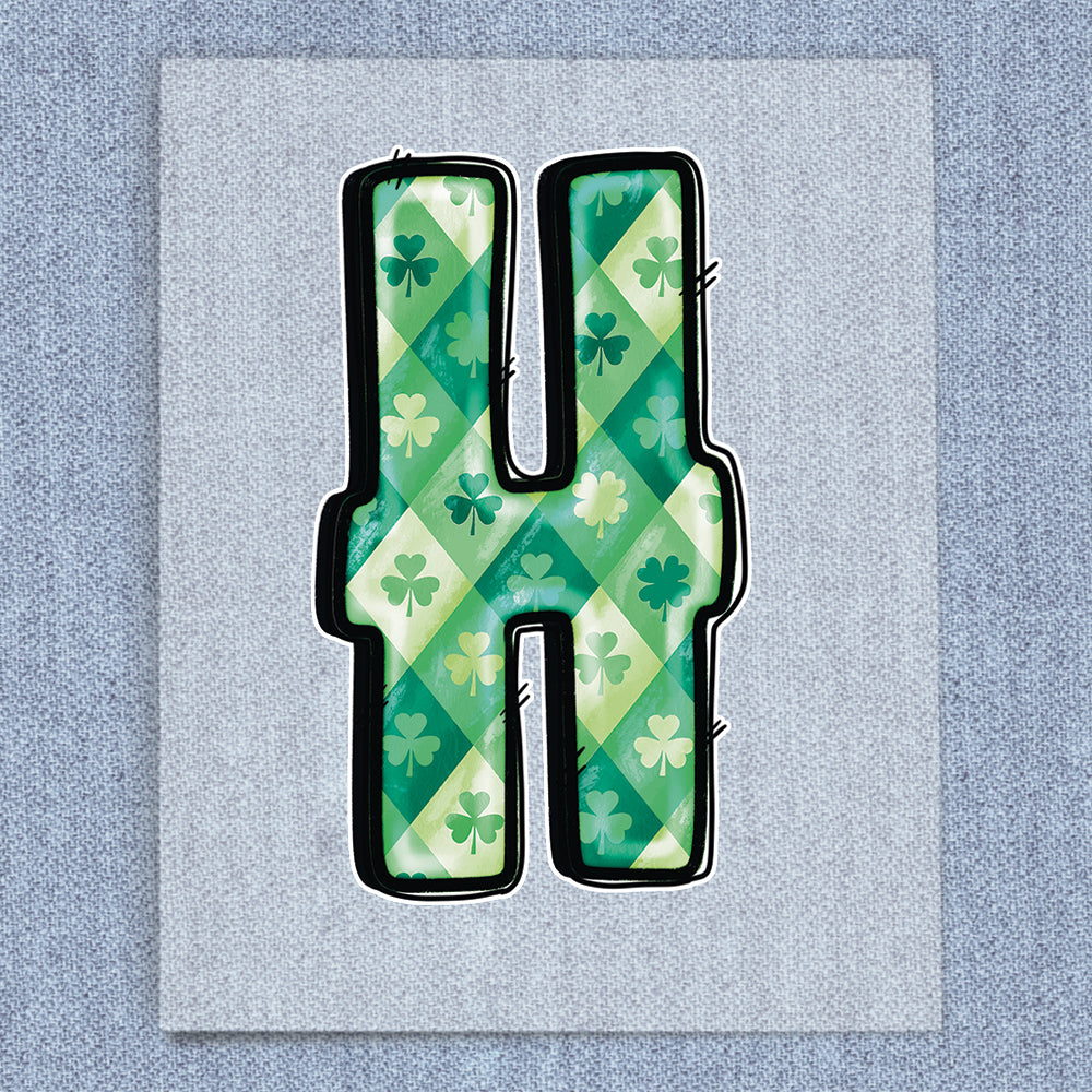 H Green Argyle & Shamrocks