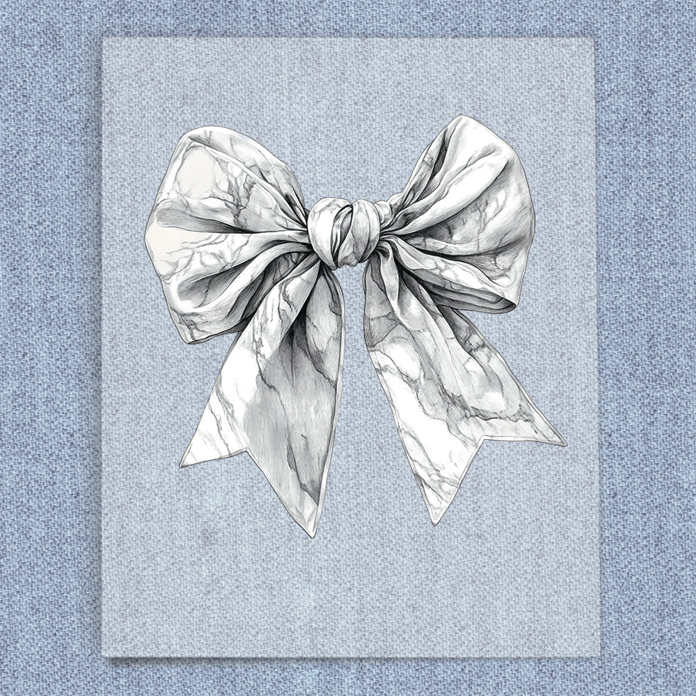 Marble Coquette Bow