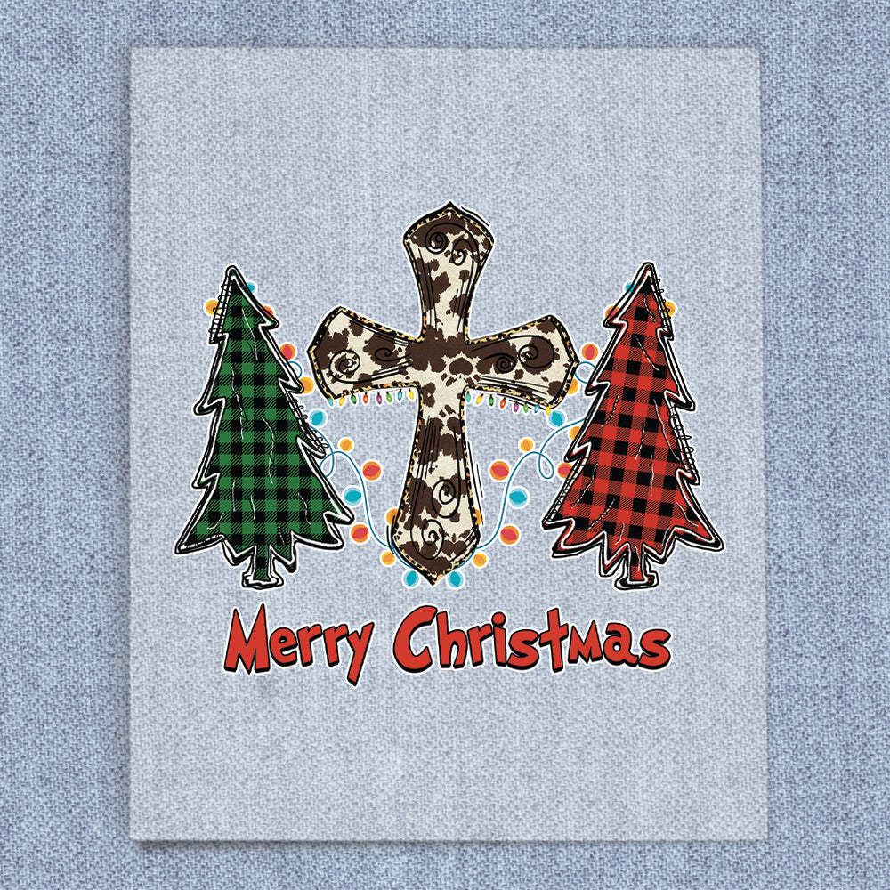 Merry and Bright Leopard Cross