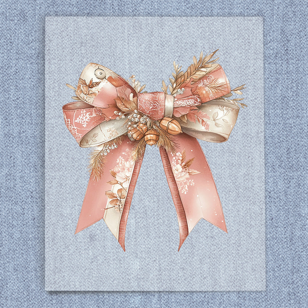 Pink Winter Coquette Bow