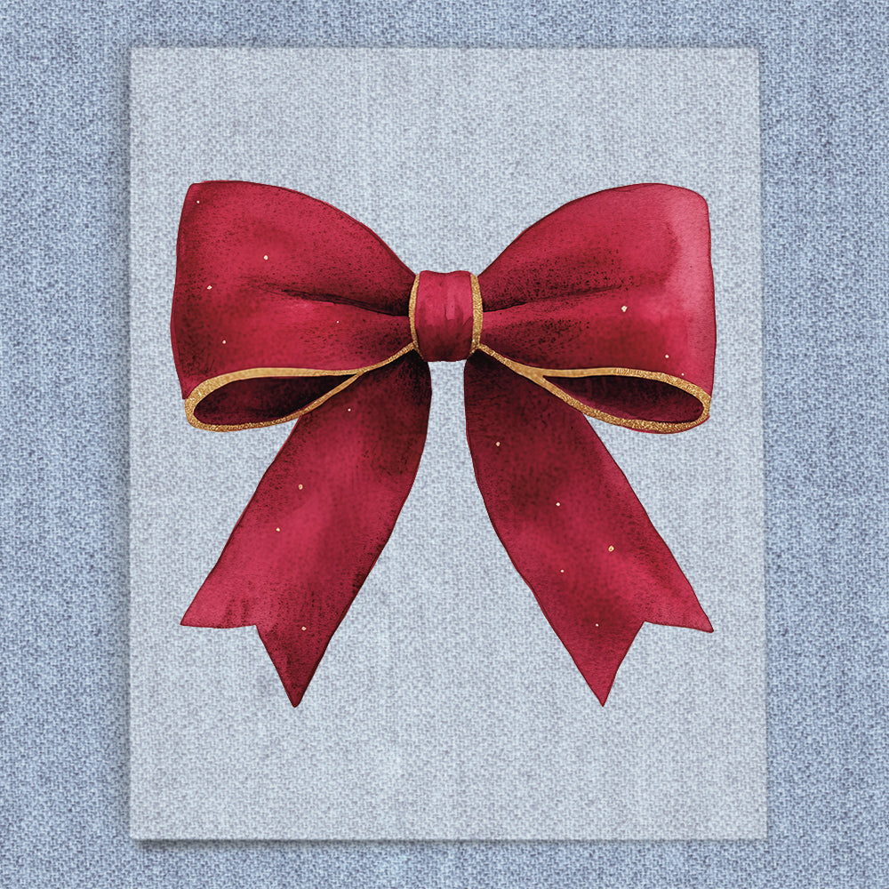 Red Christmas Coquette Bow