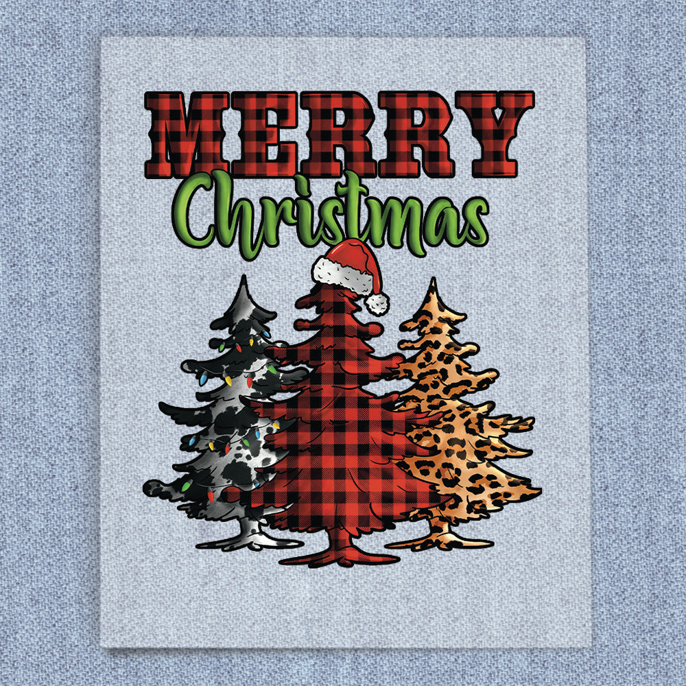 Red Plaid Christmas Trees