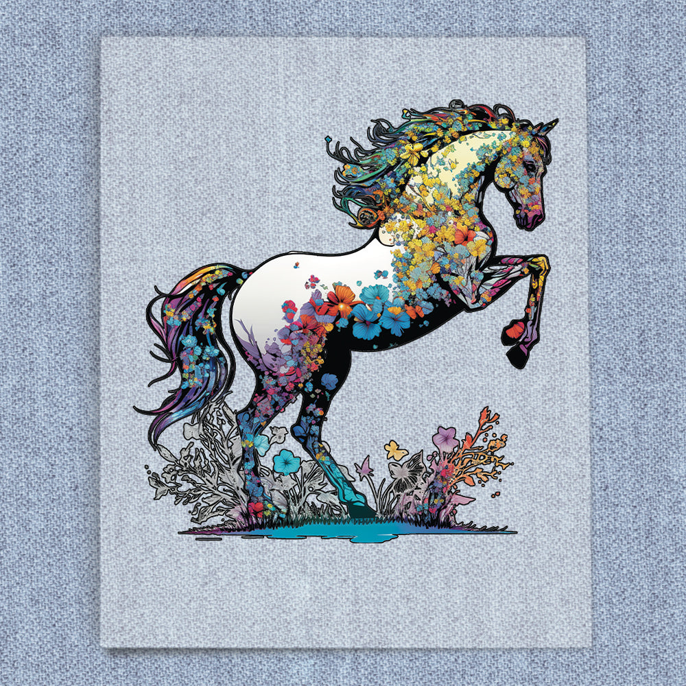 Standing Horse Floral 2