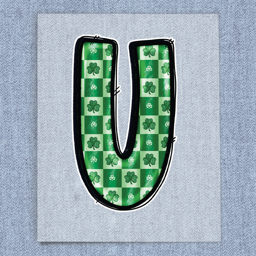 U Green Checkered Shamrocks