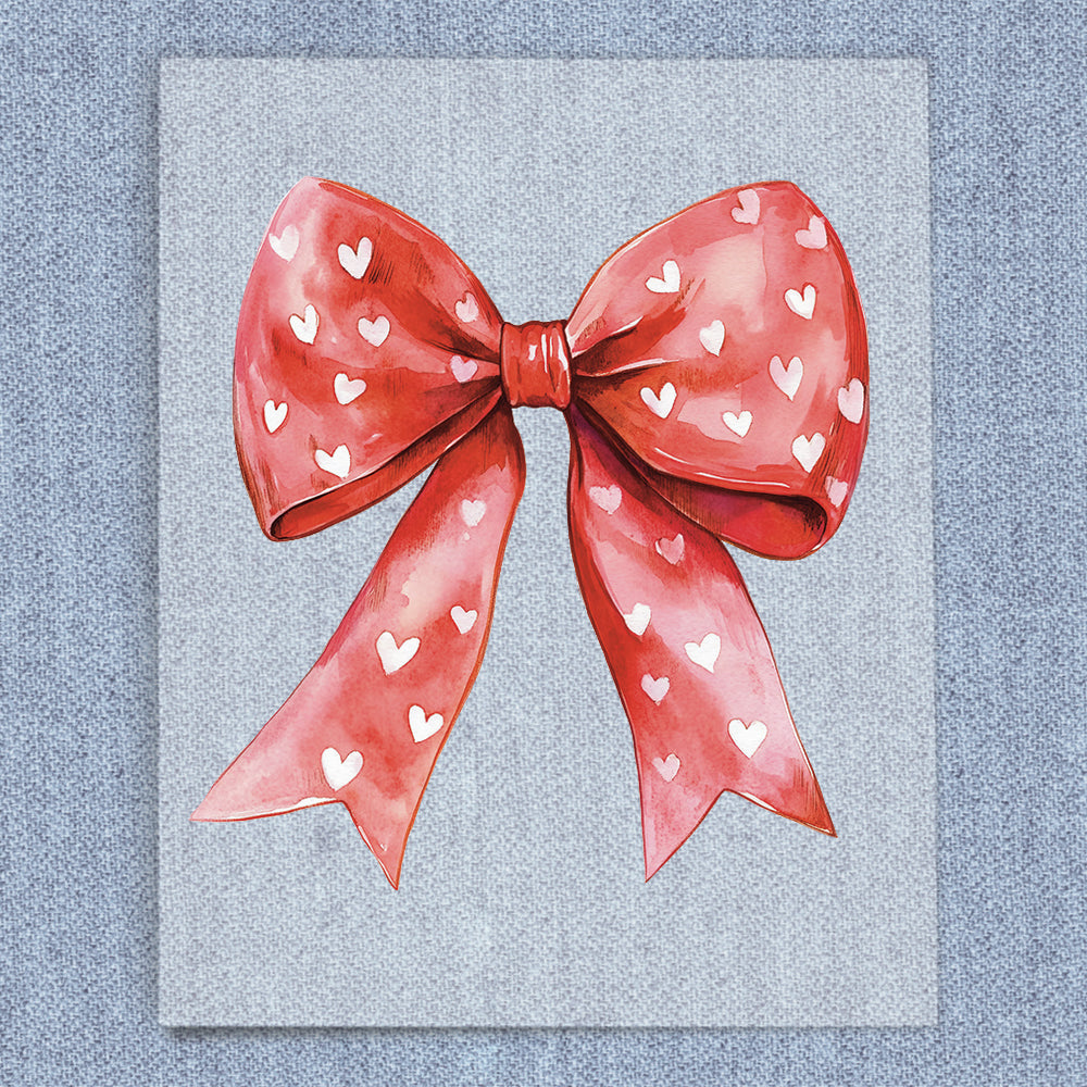 Valentine Hearts Coquette Bow