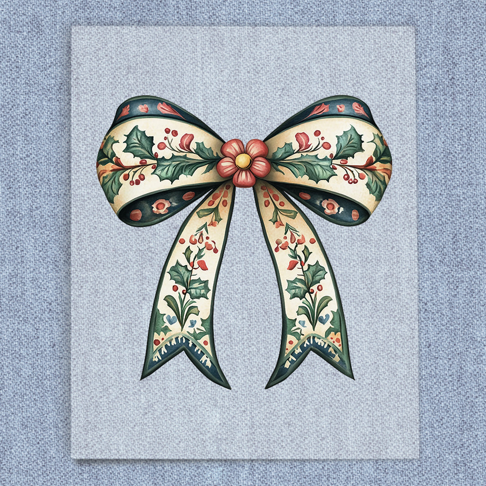 Vintage Christmas Coquette Bow