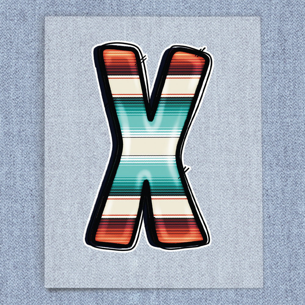 X Southwest Colors Striped