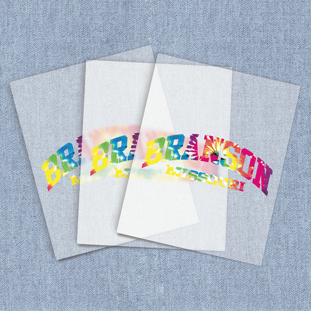 Branson Arch Tie Dye | Destination DTF Heat Transfers