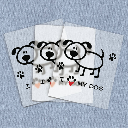 I Love My Dog | Dogs DTF Heat Transfers