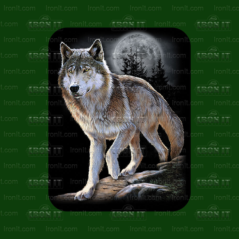 Wolf Transfer Wolf Alert | Home Iron-on DTF (Direct-To-Film) Heat Transfers – Iron It ...