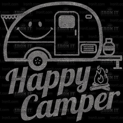 Happy Camper | Humor & Novelty Direct-To-Film Transfer