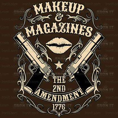 Make Up & Magazines | 2nd Amendment Direct-to-Film Heat Transfers