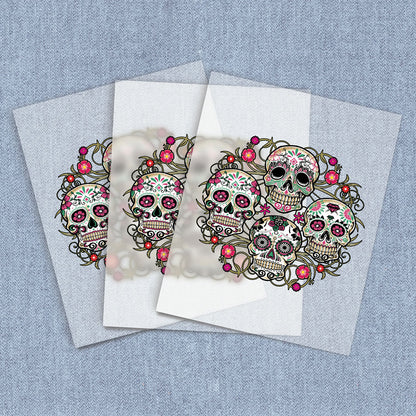 Sugar Skulls Floral | DTF Transfers