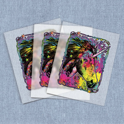 Colorful Unicorn | Fantasy DTF Heat Transfers