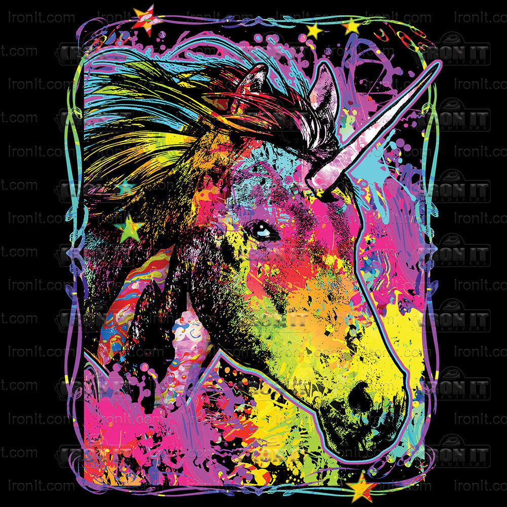 Colorful Unicorn | Fantasy Direct-To-Film Transfer