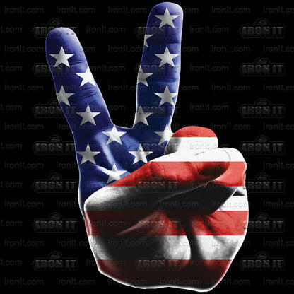 American Peace Hand | American Pride Direct-To-Film Transfer