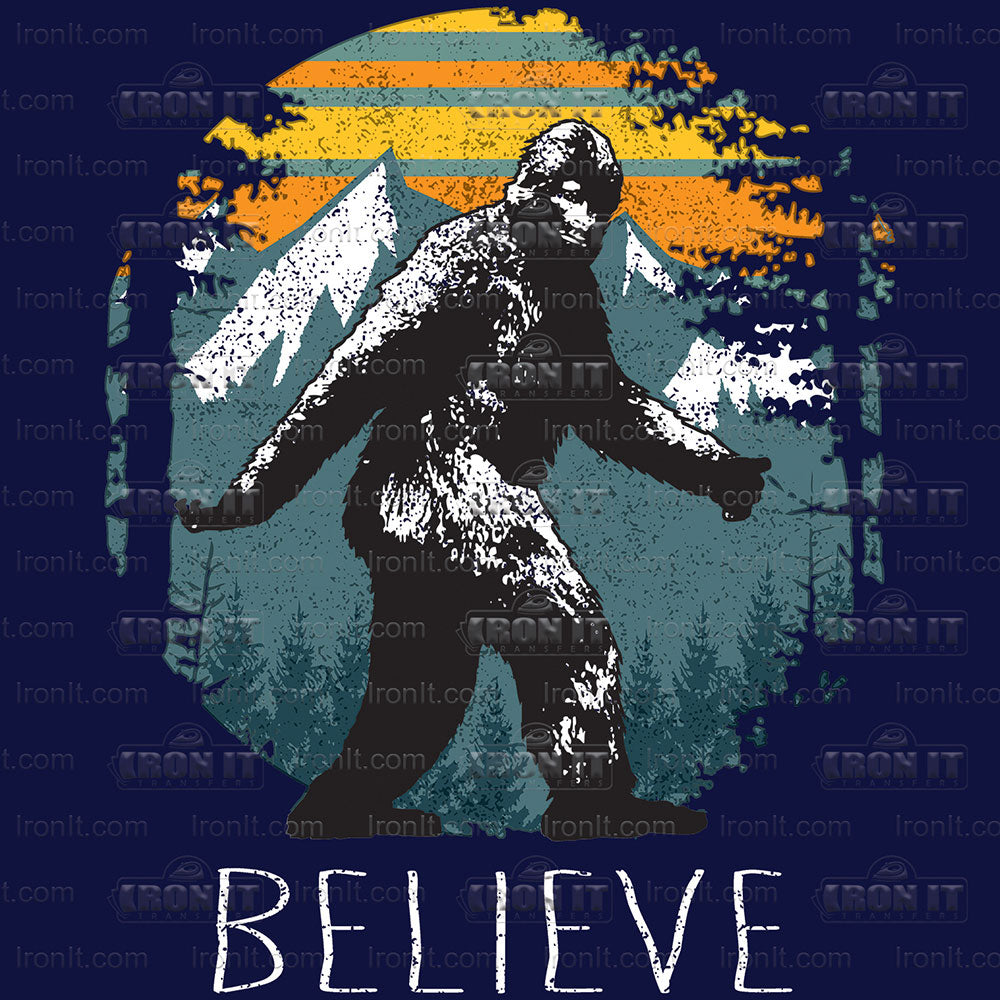 Sasquatch Believe | Humor & Novelty Direct-To-Film Transfer