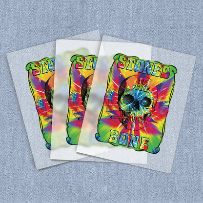 Stoned To The Bone | Humor & Novelty DTF Heat Transfers